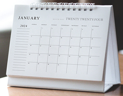 2024 Minimalist Calendar