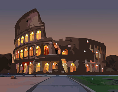 Travel Poster (Colosseum)