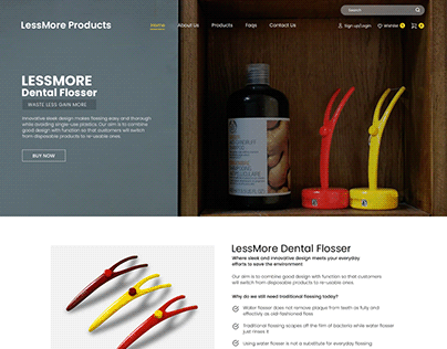 Dental Product Landing Page