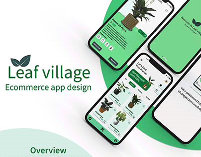 Leaf Village, E-Commerce Mobile app