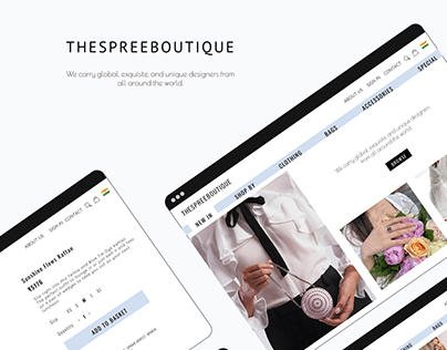 THESPREEBOUTIQUE - Web Design