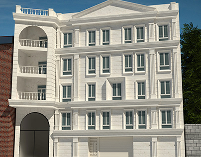 Exterior design for a residental complex