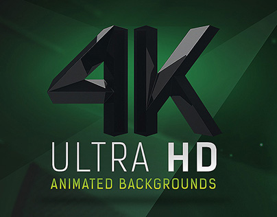 4k Ultra HD Animated Background