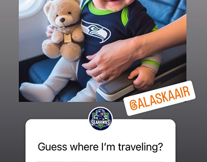 Alaska Airlines and Seahawks Kids collaboration