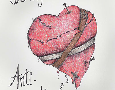 Anti-Valentine Card Design