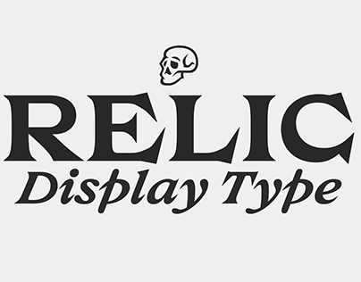 Relic Pro Display Type Family