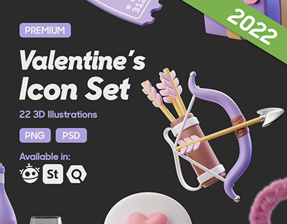 Valentines Icon Set 2022