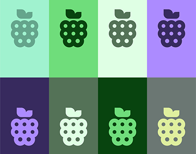 Grape Icon Color Design