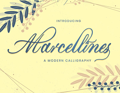 Marcellines - A Modern Calligrapy Font