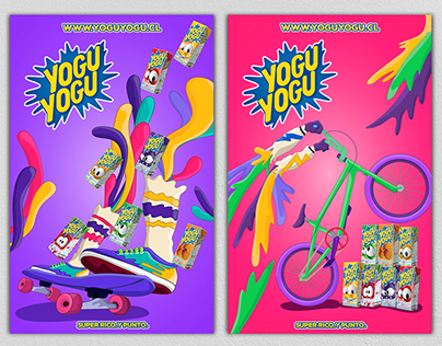 Afiches Yogu Yogu.