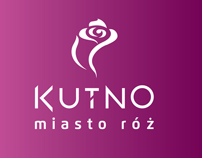 Kutno - City of roses.  Logotype and identity.