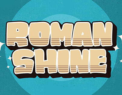 ROMAN SHINE - Display Sans Font