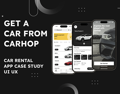 Carhop Car Rental App - UI/UX Case Study