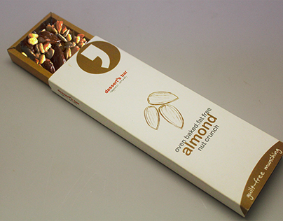 Dessert's Bar Almond Nut Crunch Bar Packaging