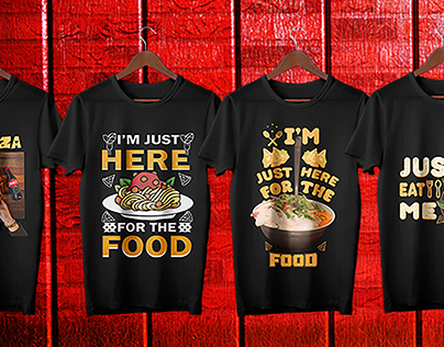There are a food t-shirt design
