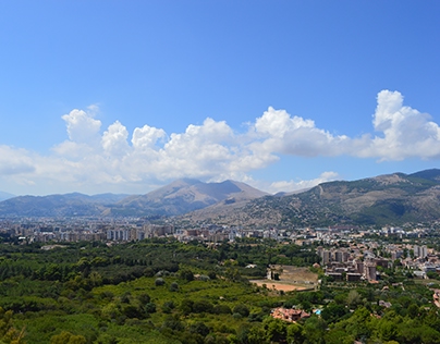 View from Valle del Porco, Monte Pellegrino, Palermo