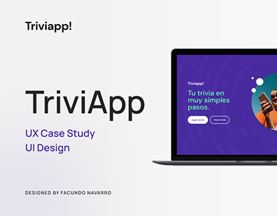 TriviApp / UX Case Study / UI Design