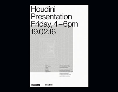 Houdini Presentation A1 Poster