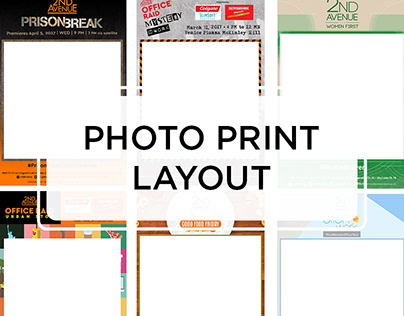 Photo Print Layout Designs