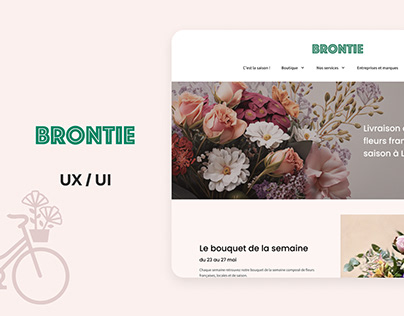 Brontie Flowers website