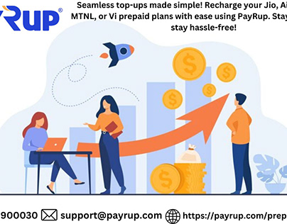 PayRup Instant Solution to Jio, Airtel, BSNL, MTNL, Vi