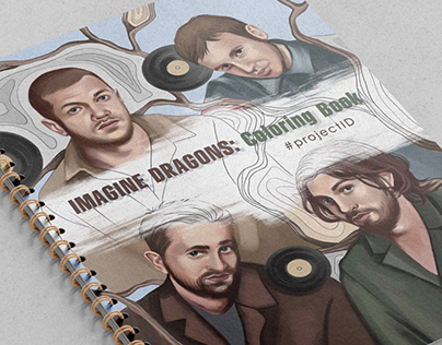 Imagine Dragons: Coloring Book #projectID