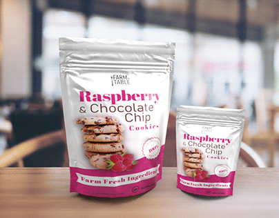 Raspberry Cookies - Packaging Design