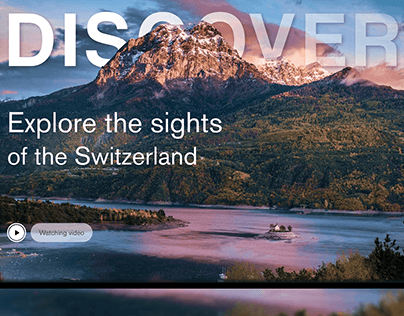 Discover - Travel Website Design