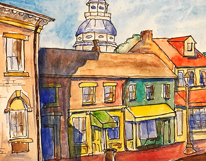 Annapolis Main St Sketch
