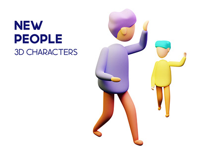 New People 3D Characters