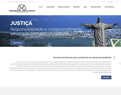Site Institucional - Carrasqueira, Abreu e Araújo