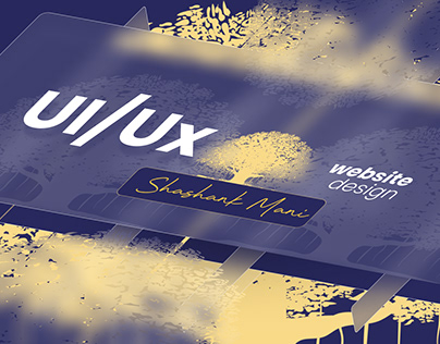 UI/Ux - Shashank Mani (WEBSITE design)