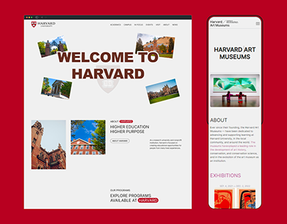 Project thumbnail - Artem Lobov | Harvard redesign site