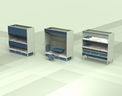 Furniture Design (Bunk Bed) For Indian Navy