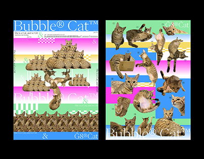 Bubble Cat ™ ​​​​​​​ | Poster Lab｜ 實驗創作