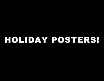 Holiday Posters by JiboDZN