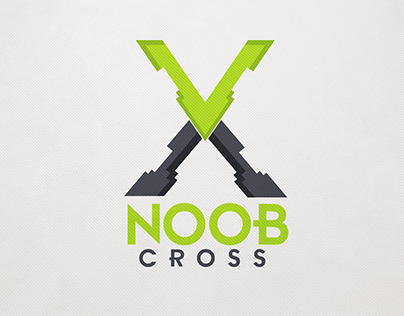 Noob Cross Logo Practice Project - Logo Design