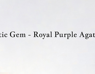 Healing Properties Purple Agate
