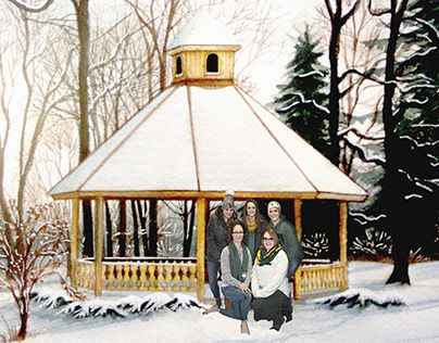 Holiday Card for Alumni Relations - Clarkson Univ