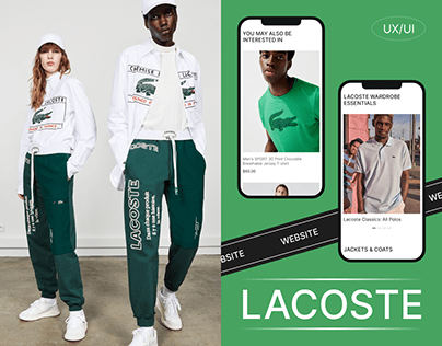 LACOSTE — E- commerce redesign