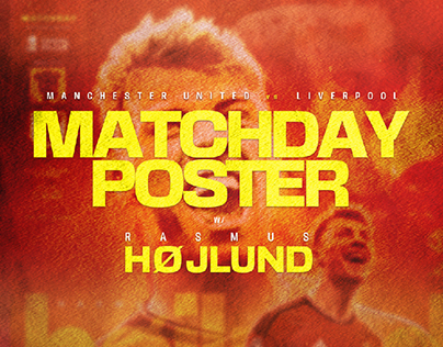 Project thumbnail - MU Vs. LIV | Matchday Poster w/ R. Hojlund