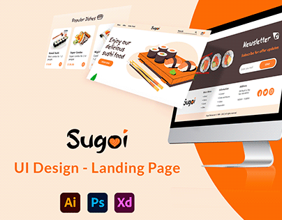 UI Design | Landing Page - Restaurante Sugoi