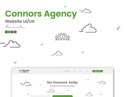 Connors Agency Website UI/UX