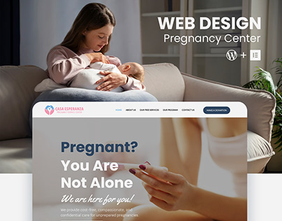 Web Design WordPress + Elementor | Pregnancy Center