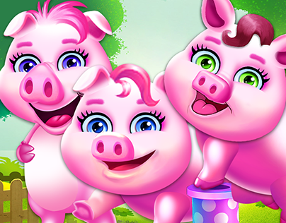 The Three Little pigs story game