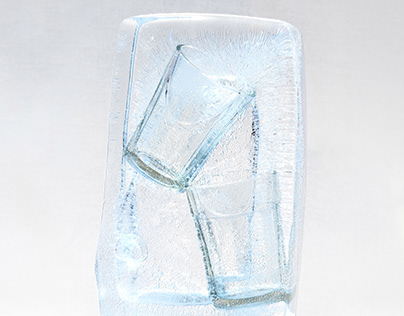 Glasses in an Ice Cube