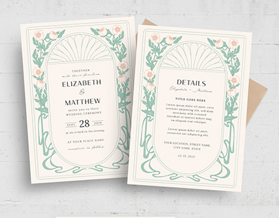 Elegant Wedding Invitation Template