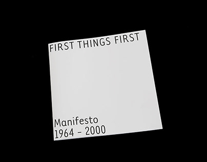 "First Things First"