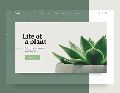 Plant shop website