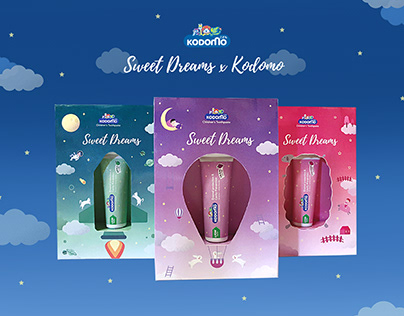 Sweet Dreams x Kodomo Toothpaste Packaging